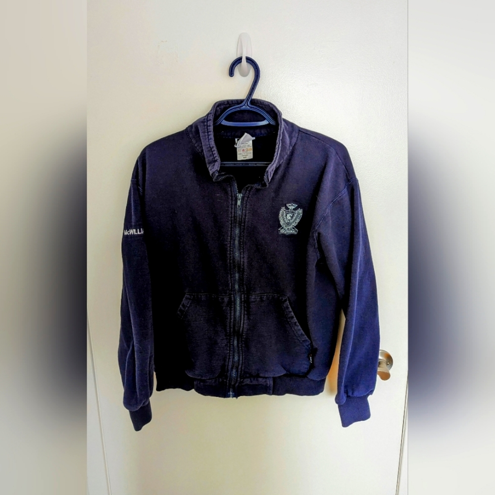 Small Track and Field Navy Sweater